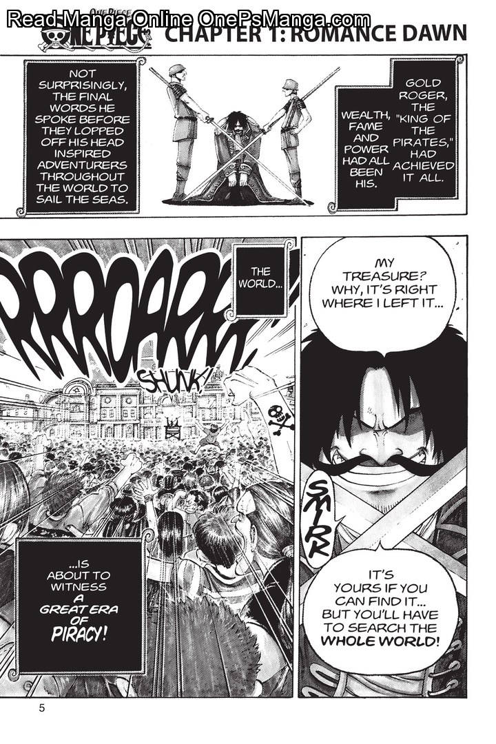 One Piece Manga One Piece, Chapter 1 - Page 1