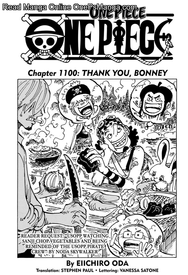 One Piece Manga One Piece, Chapter 1100 - Page 1