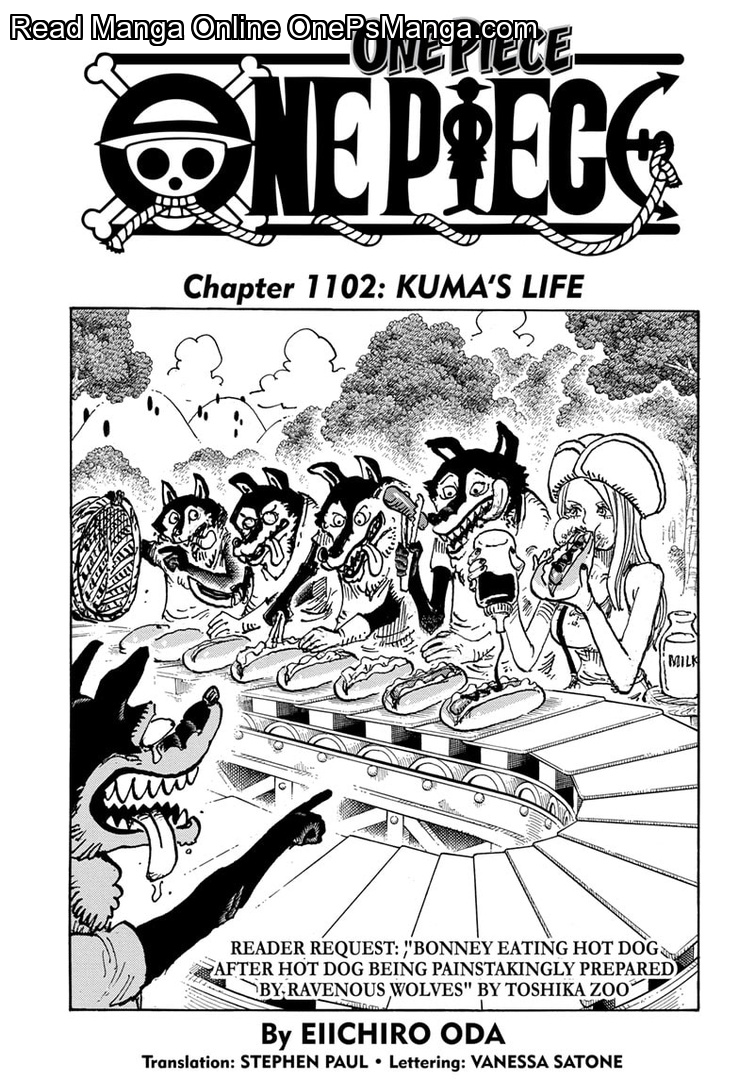 One Piece Manga One Piece, Chapter 1102 - Page 1