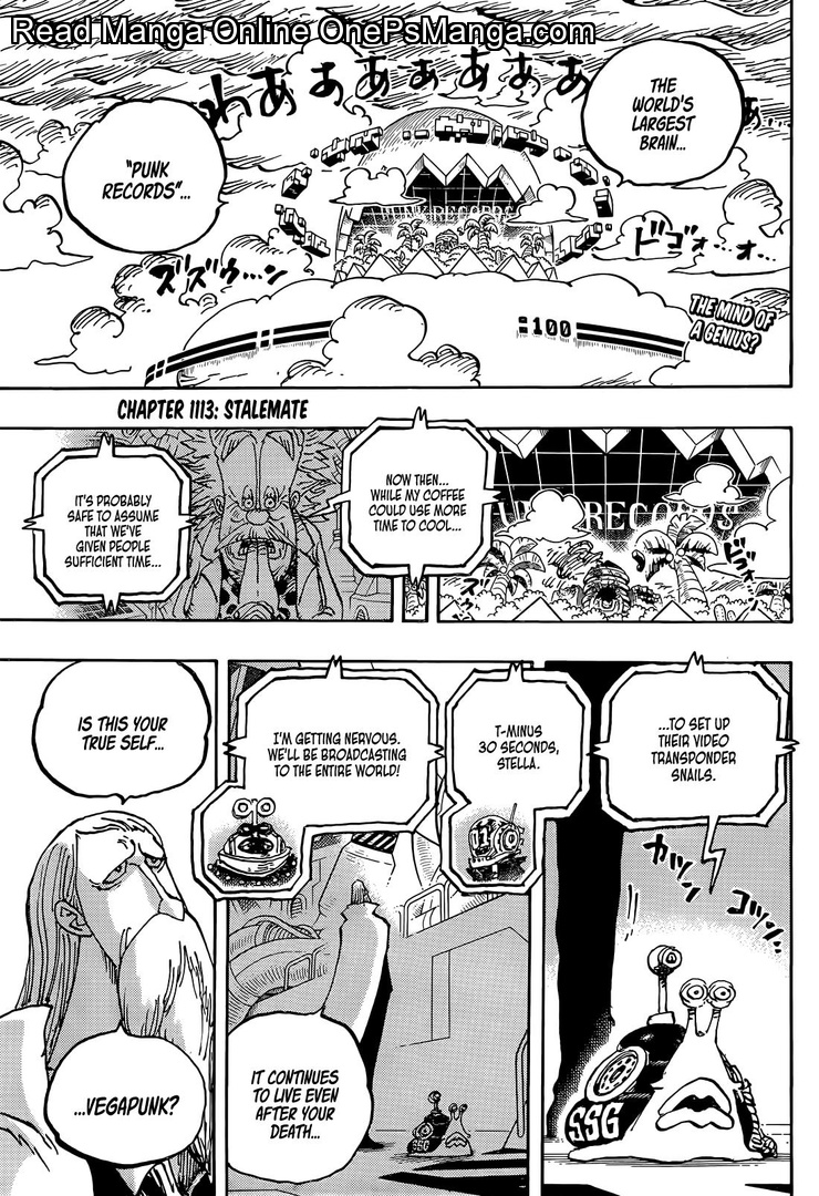One Piece Manga One Piece, Chapter 1113 - Page 2