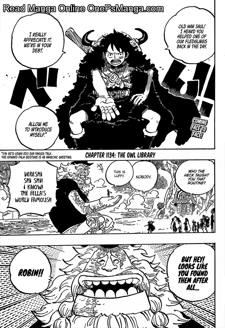 One Piece Manga One Piece, Chapter 1134 - Page 3