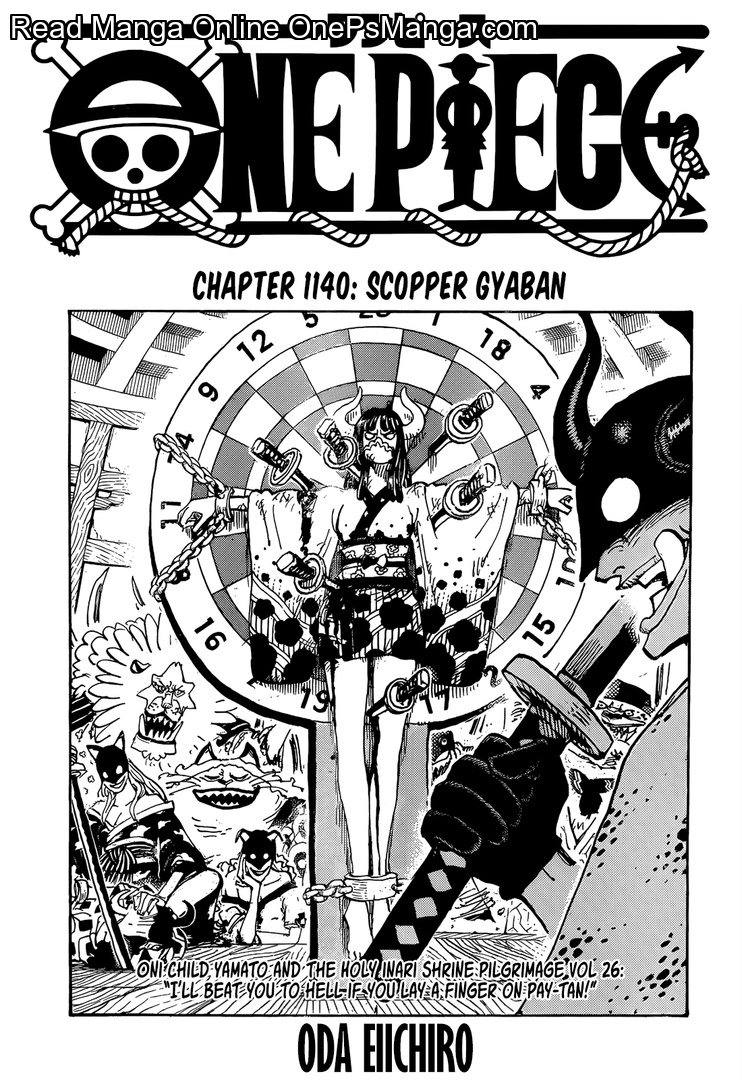 One Piece Manga One Piece, Chapter 1140 - Page 1