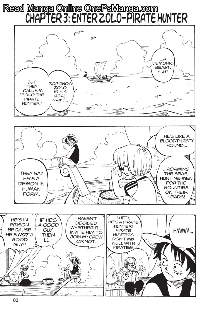 One Piece Manga One Piece, Chapter 3 - Page 1